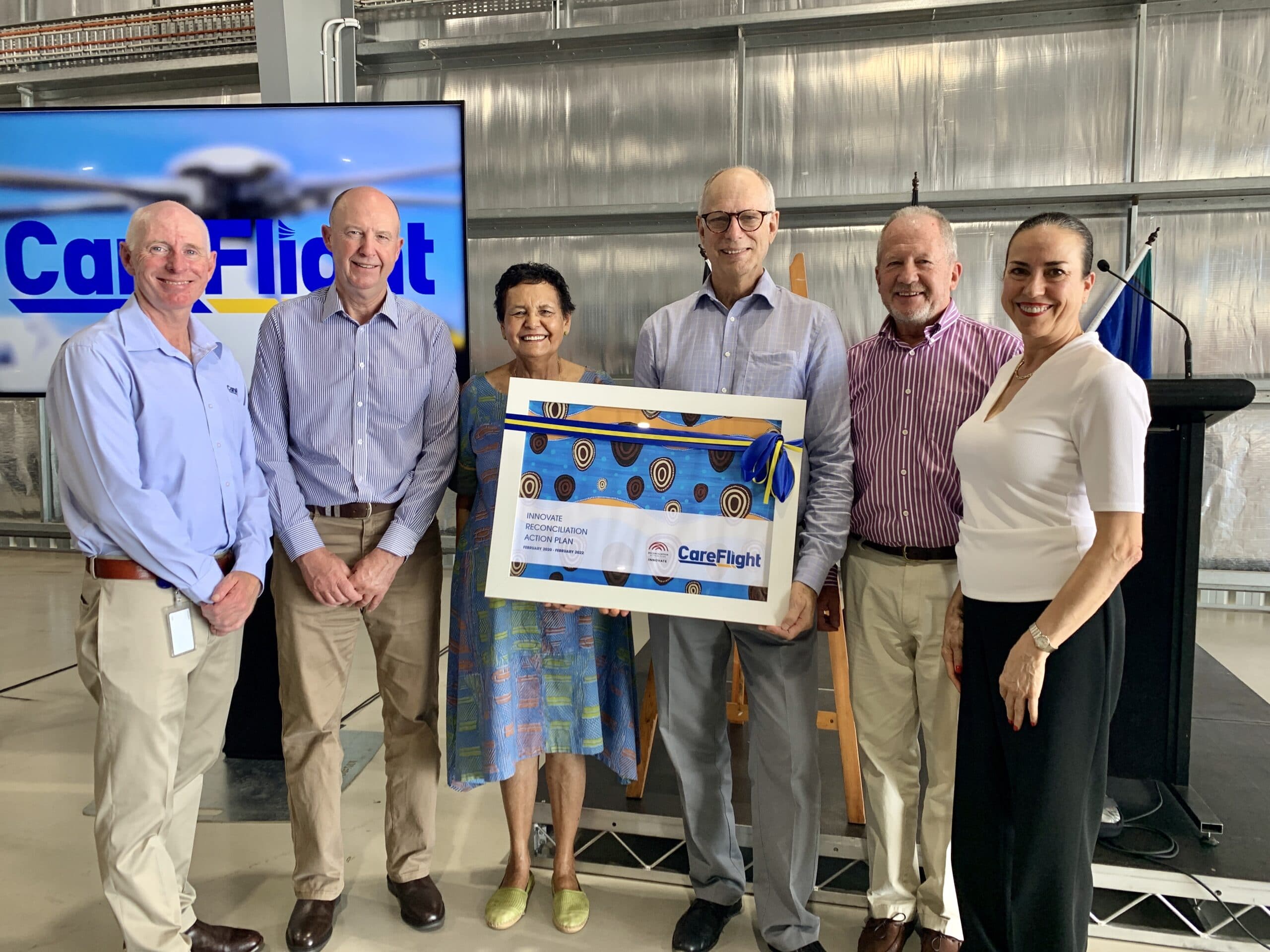 CareFlight's Board at the Reconciliation Action Plan launch