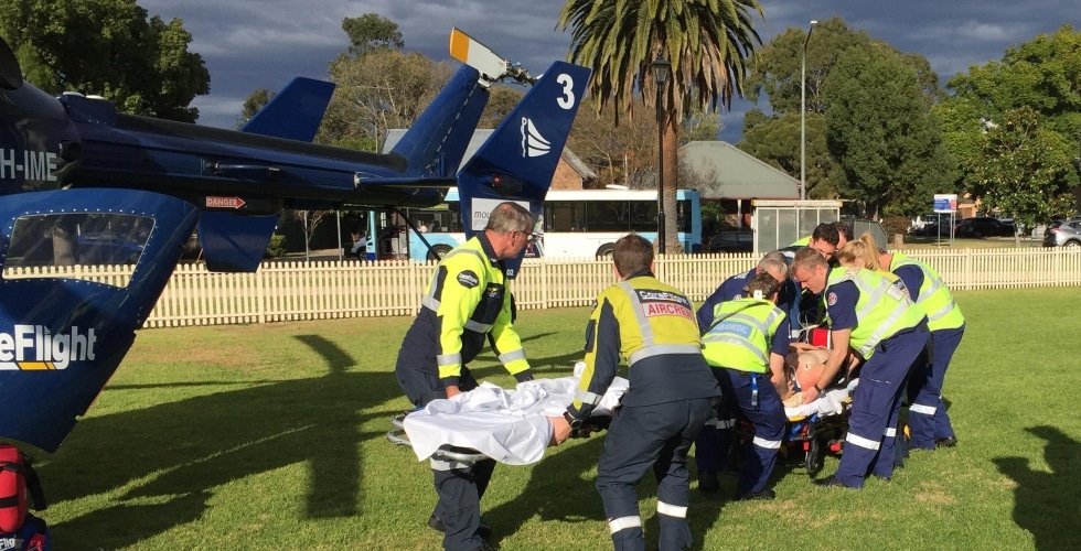 Motorcycle Rider Airlifted To Hospital After Peak Hour Collision