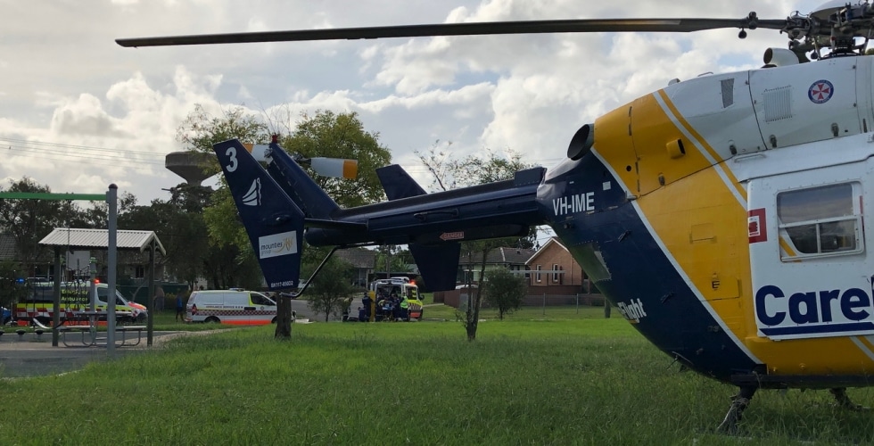 Nineyearold girl critical after being hit by car CareFlight
