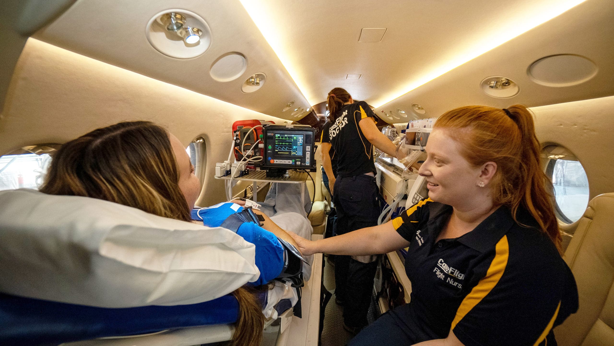 Careers CareFlight nurses work on a number of aircraft in a pre-hospital environment