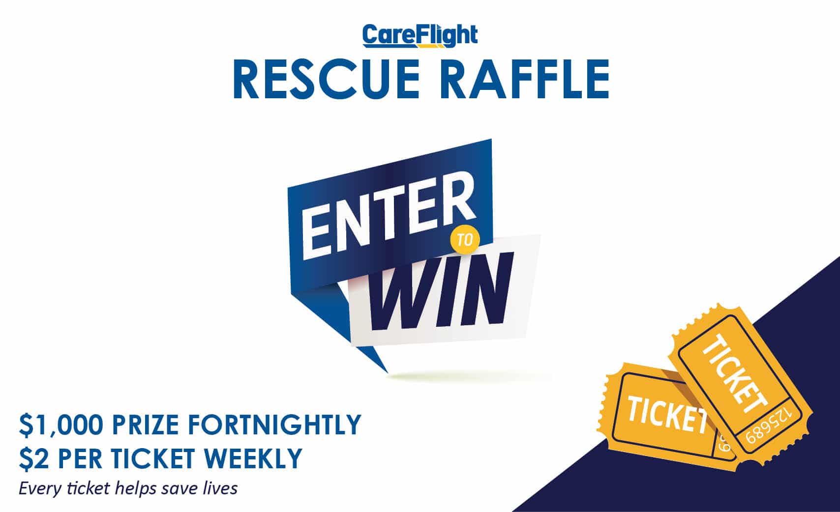 Recovery Cash Raffle You Can Help - CareFlight