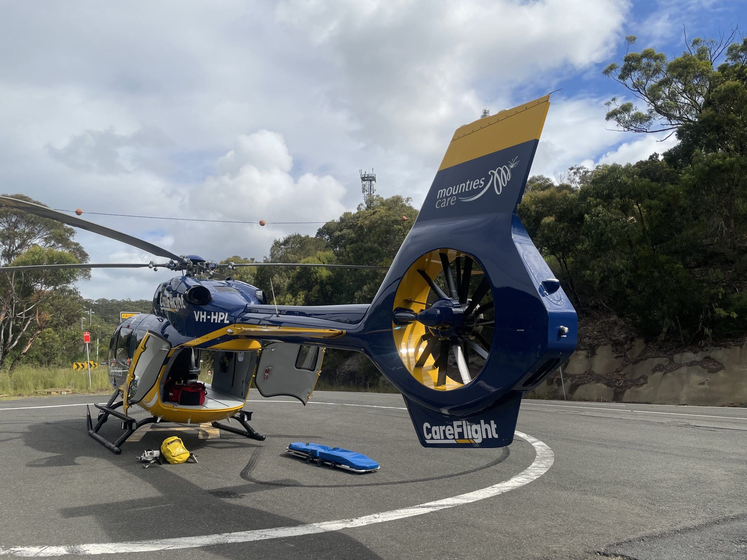 Motorcyclist Airlifted To Hospital After Collision With Car - CareFlight