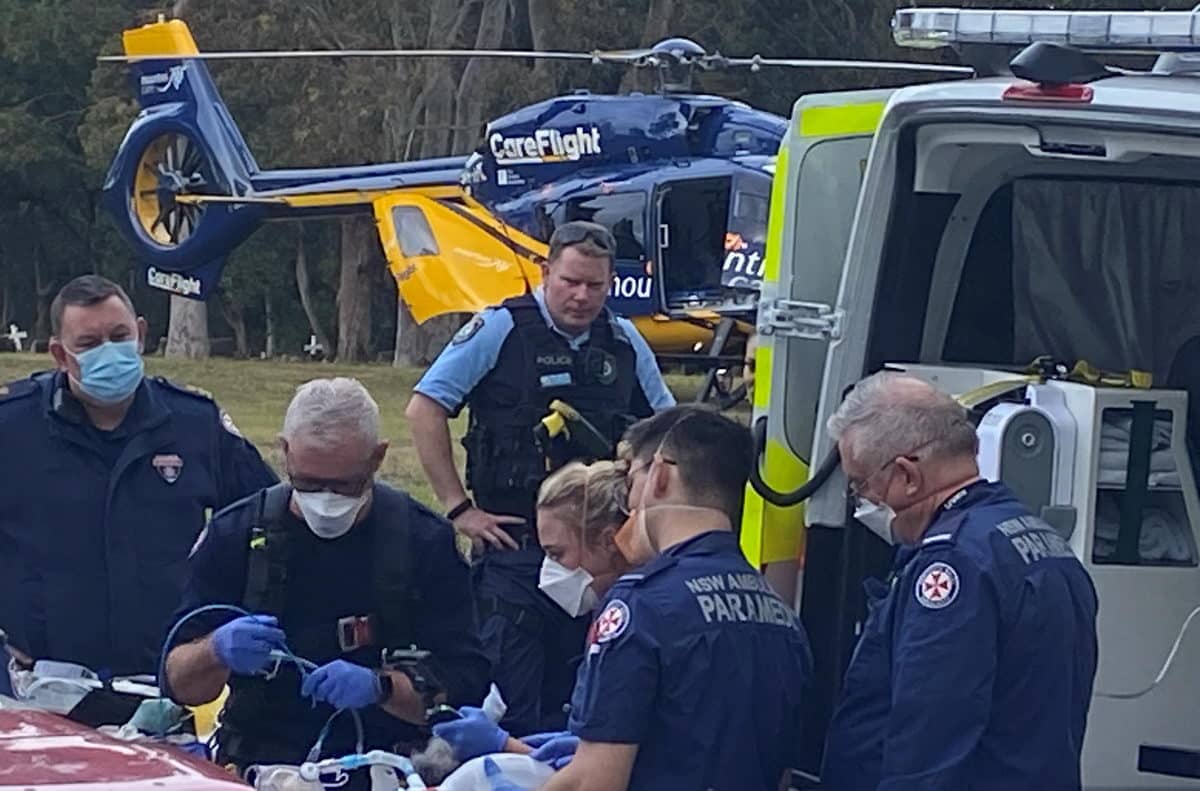 Man Airlifted To Hospital After Fall At Home On Central Coast - CareFlight