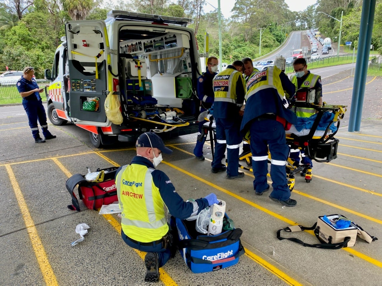 Patient Airlifted To Hospital After Motor Vehicle Accident, Green Point ...