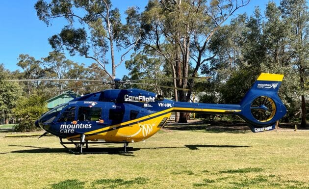 Mounties Care CareFlight Helicopter Rapid Response Service - CareFlight