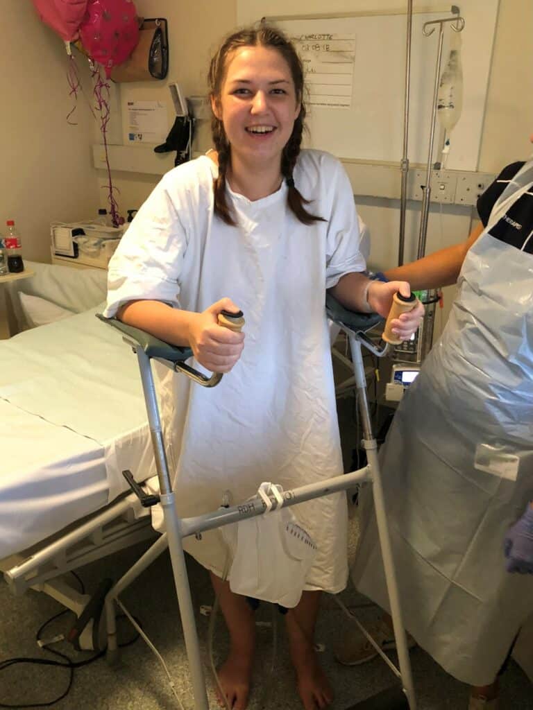 Past Patient Charlotte In Hospital